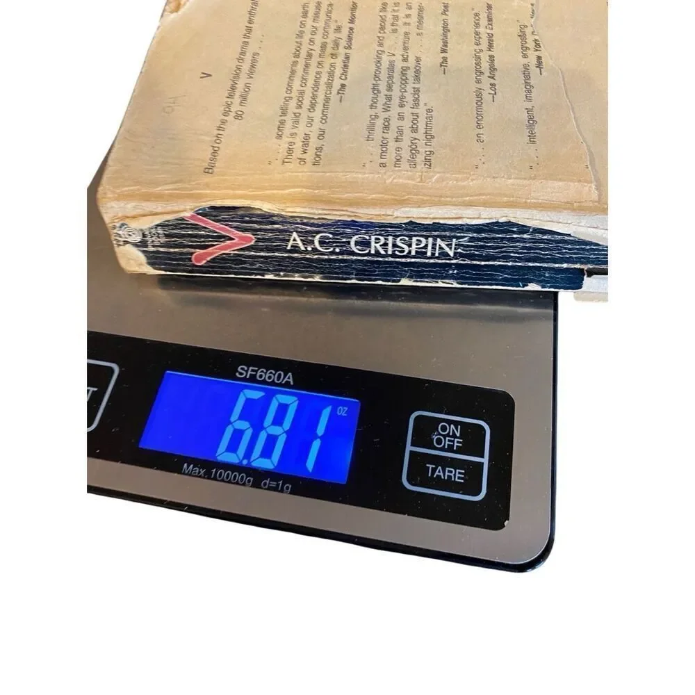 V by A C Crispin Paperback Book Novel 1984 Fiction Literature